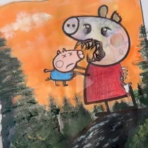 I’m selling a very rare framed picture of peppa